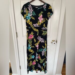 Westport Tropical Floral Print Maxi Dress